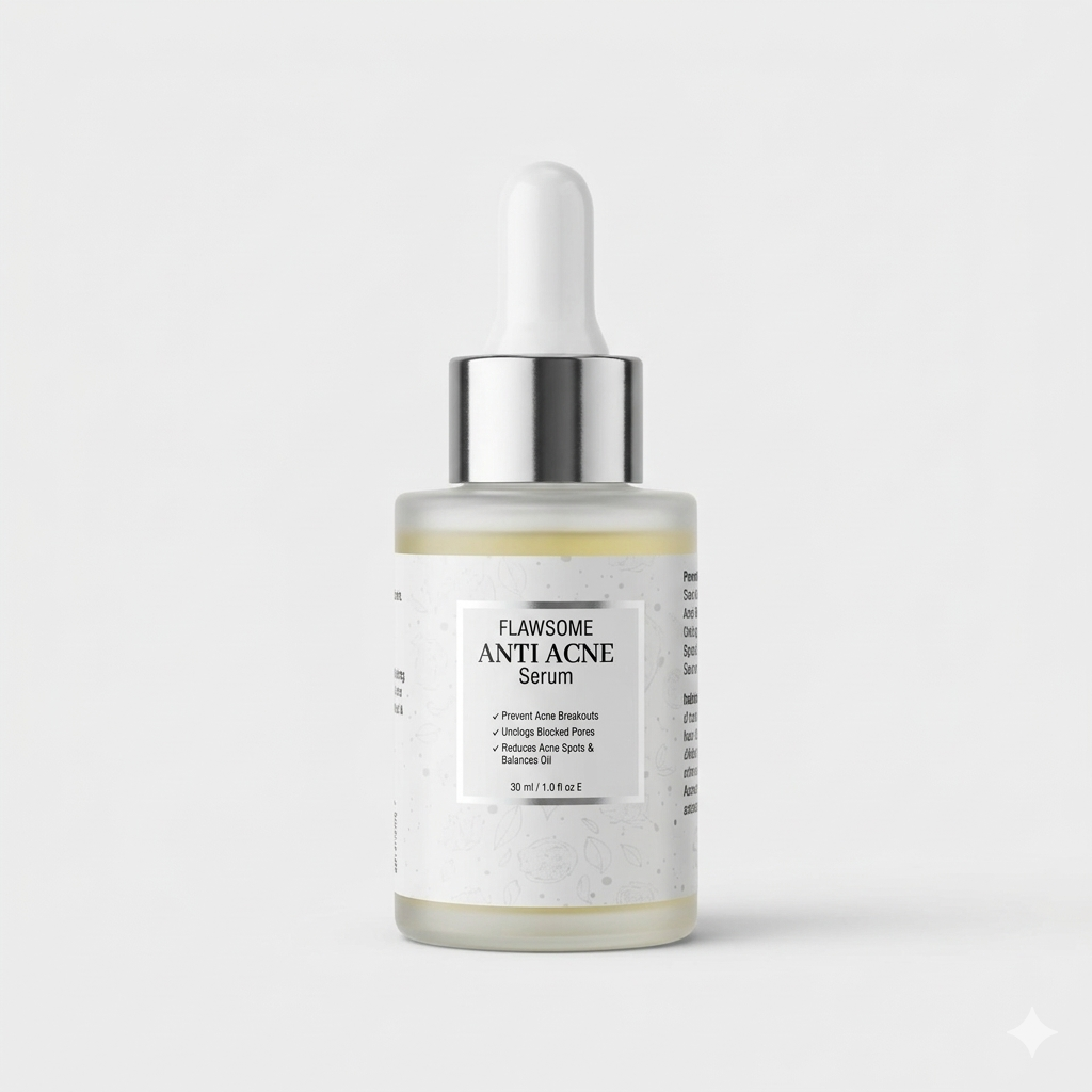 FLAWSOME Anti-Acne Serum – Advanced Clear Skin & Oil Control Formula